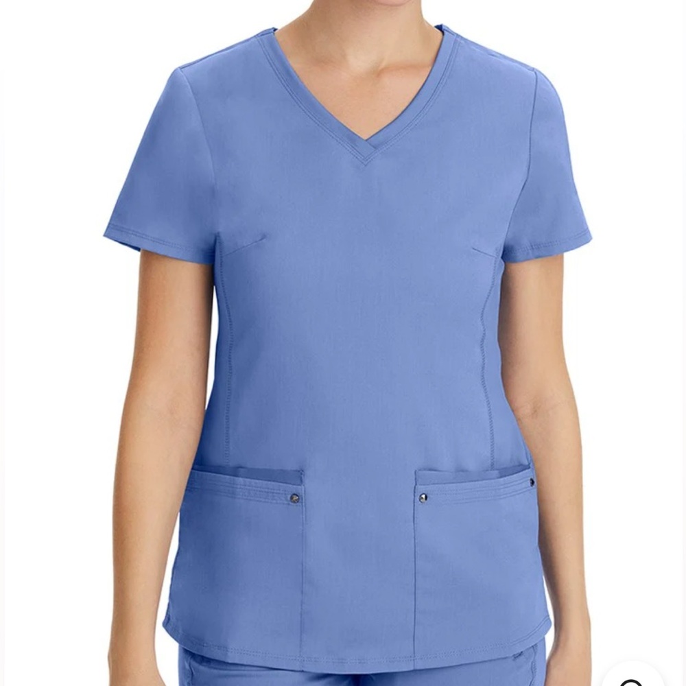 Healing Hands Juliet Top in Ceil Blue